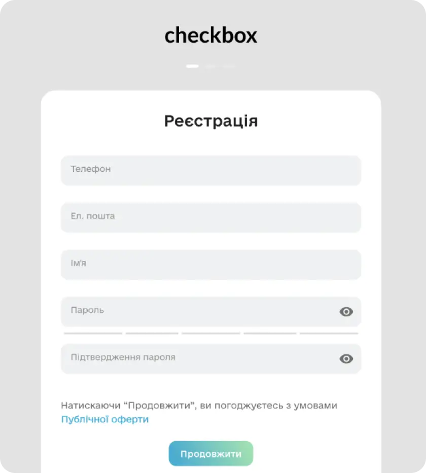 Pc with checkbox